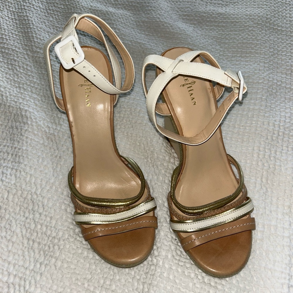 Strappy Sandals with Ankle Buckle